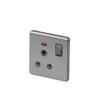 HEE Magnolia Gray 15A 3 pin Round Socket with Switch
