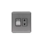 HEE Magnolia Gray 2 pin Socket with Switch