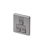 HEE Magnolia Gray 3 Gang 1 Way Switch