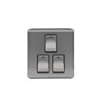 HEE Magnolia Gray 3 Gang 1 Way Switch