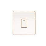 HEE Magnolia White 1 Gang 1 Way Switch