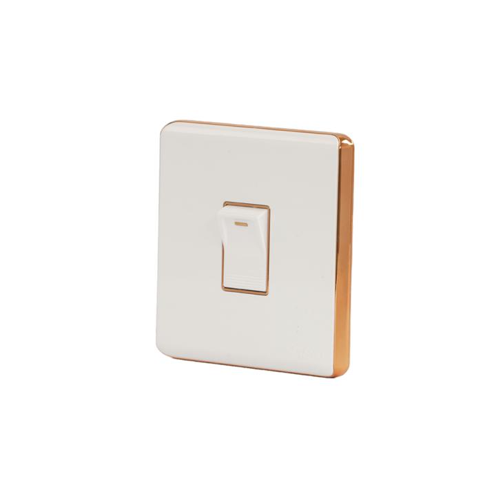 HEE Magnolia White 1 Gang 1 Way Switch