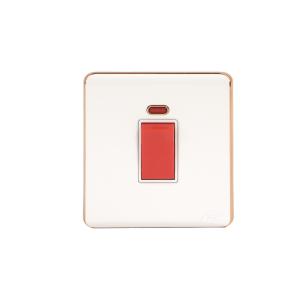 HEE Magnolia White 40A DP Switch