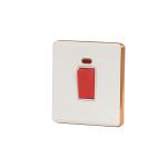 HEE Magnolia White 40A DP Switch