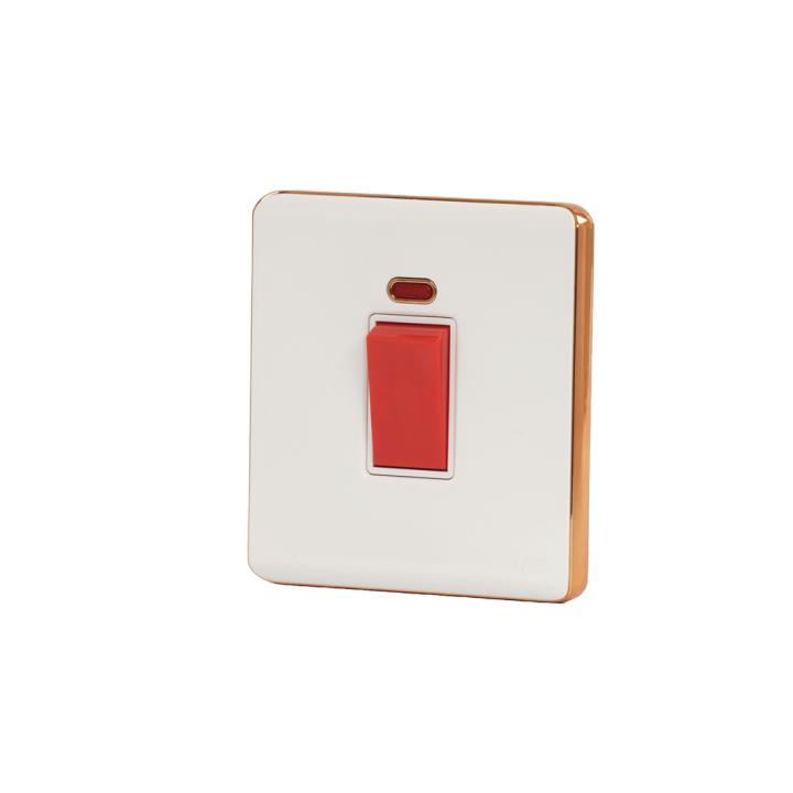 HEE Magnolia White 40A DP Switch