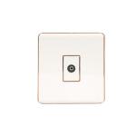 HEE Magnolia White TV Socket