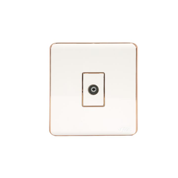 HEE Magnolia White TV Socket