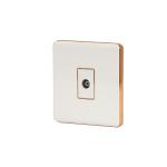 HEE Magnolia White TV Socket