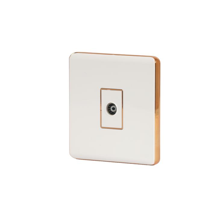 HEE Magnolia White TV Socket