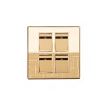 HEE Marigold 4 Gang 1 Way Switch