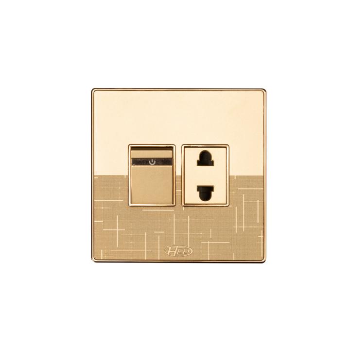 HEE Marigold 2 Pin Socket With Switch