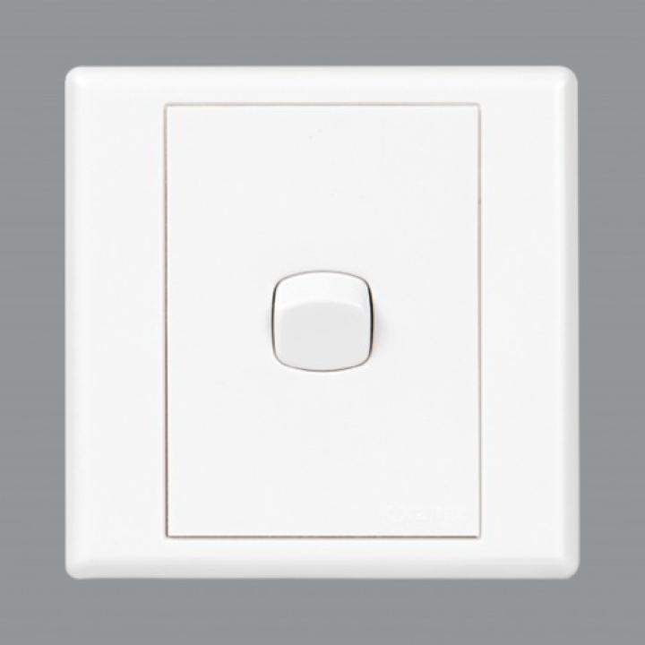 Orange 1 Way 1 Gang Switch