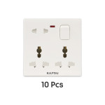 KAPTAI 8-Pin Multi Socket - 2U (10 Pcs)