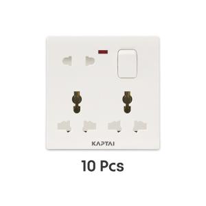 KAPTAI 8 Pin Multi Socket - 2U (10 Pcs)