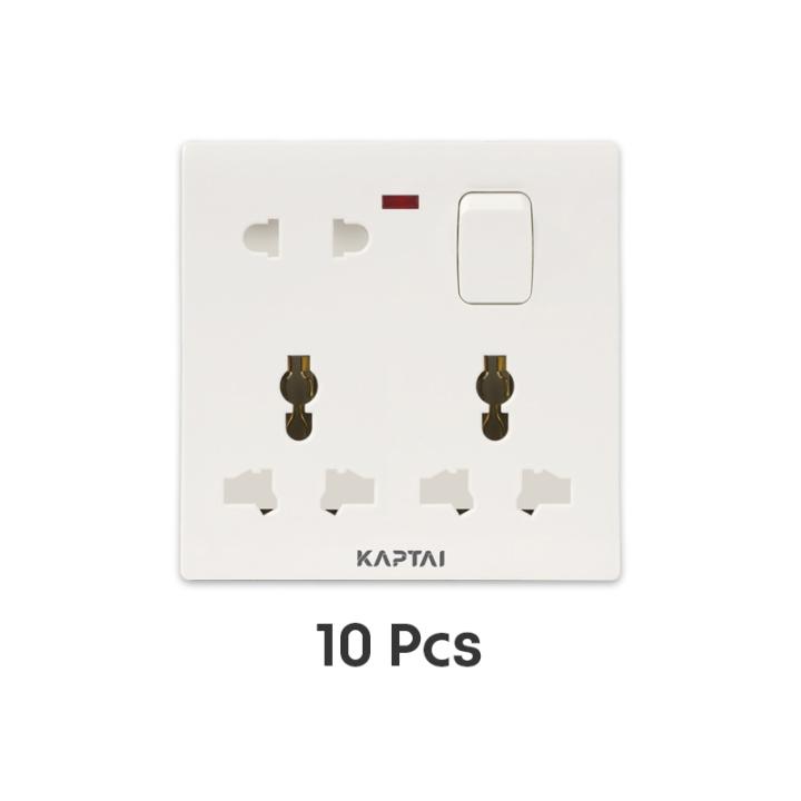 KAPTAI 8 Pin Multi Socket - 2U (10 Pcs)