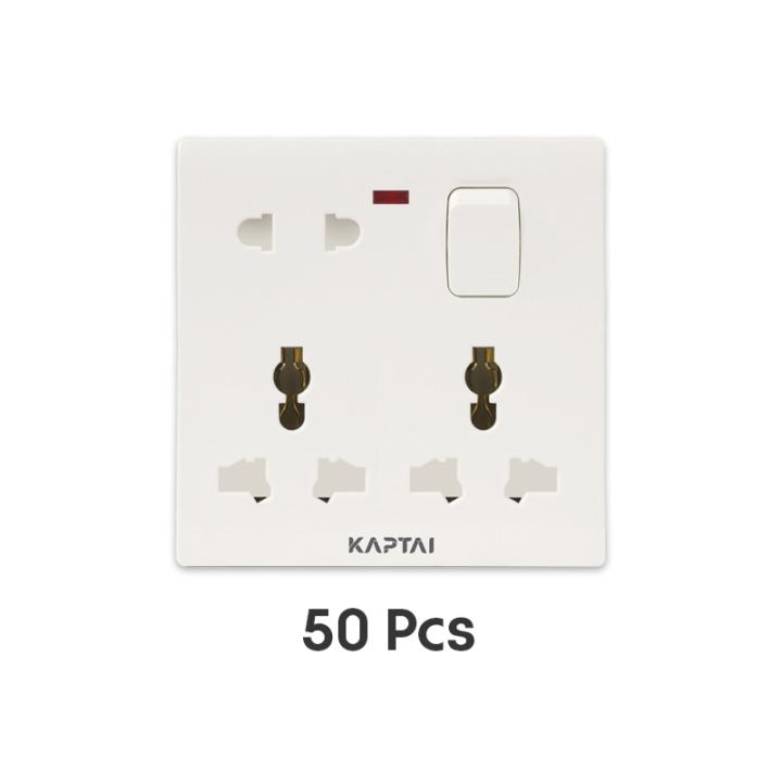 KAPTAI 8 Pin Multi Socket - 2U (50 Pcs)