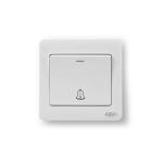 HEE Rose White Bell Press Switch