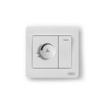 HEE Rose White Fan Dimmer With Switch