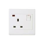 HEE Classic 13A 3pin Flat socket with switch