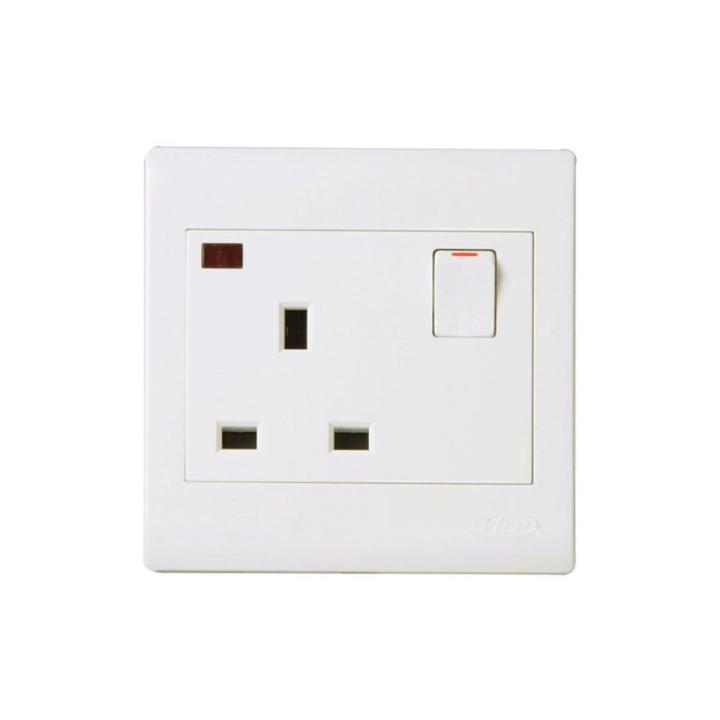 HEE Classic 13A 3pin Flat socket with switch