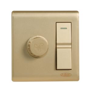 HEE Elegant Gold Fan Controller with Switch