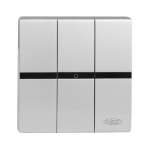 HEE Elegant White 3 Gang 1 way Switch